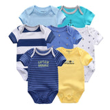 Baby Cotton Bodysuits sets 7Pcs - Cozy Nursery