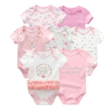 Baby Cotton Bodysuits sets 7Pcs - Cozy Nursery