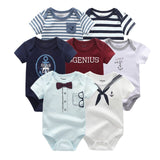 Baby Cotton Bodysuits sets 7Pcs - Cozy Nursery