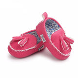Baby Tassel Leather Shoes