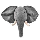 Felt Animal Head Wall Décor