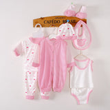 Newborn Clothes Set 8 Pieces - Cozy Nursery