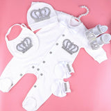 Rhinestone Crown Romper