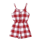 Matching Checkered Romper - Cozy Nursery