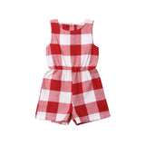 Matching Checkered Romper - Cozy Nursery