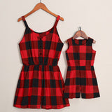 Matching Checkered Romper - Cozy Nursery