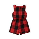 Matching Checkered Romper - Cozy Nursery