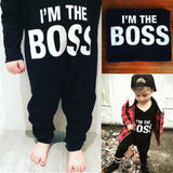 I am the Boss Baby Boy Romper - Cozy Nursery