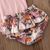 Pink Top and Pants Ruffle Set - Cozy Nursery