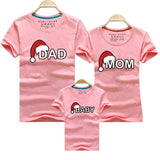 Dad Mom Baby Matching Christmas T-Shirt