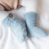 Embroidery Jungle Animal Socks - Cozy Nursery