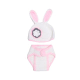Newborn Bunny Crochet Hat + Short