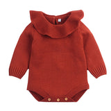 Baby Girl Knitted Warm Romper