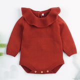 Baby Girl Knitted Warm Romper