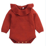 Baby Girl Knitted Warm Romper