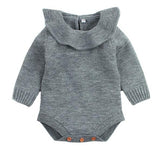 Baby Girl Knitted Warm Romper