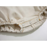 Newborn Denim Romper - Cozy Nursery
