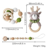 Zoo Animals Bracelet Teether Set - Cozy Nursery
