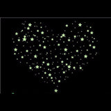 Glow In The Dark Stars Wall Stickers - Cozy Nursery