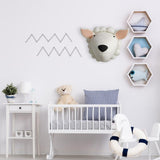 Animals Felt Wall Mounted Animal Head