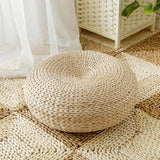 Natural  Straw Tatami Cushion - Cozy Nursery
