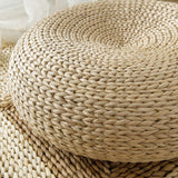 Natural  Straw Tatami Cushion - Cozy Nursery