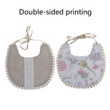 Baby Vintage Bibs with Pom Poms - Cozy Nursery