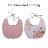Baby Vintage Bibs with Pom Poms - Cozy Nursery