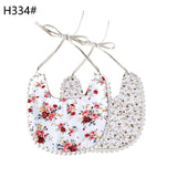 Baby Vintage Bibs with Pom Poms - Cozy Nursery