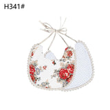 Baby Vintage Bibs with Pom Poms - Cozy Nursery