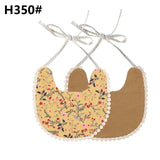 Baby Vintage Bibs with Pom Poms - Cozy Nursery