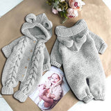 Baby Knit Romper - Cozy Nursery