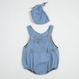 Newborn Denim Romper - Cozy Nursery