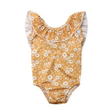Baby Backless Floral Swimsuit - Cozy Nursery
