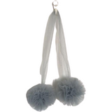 Chiffon Pompoms for Princess Bed Canopy