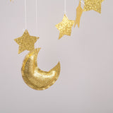 Moon Cloud with Stars Crib Mobile
