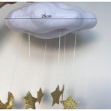 Moon Cloud with Stars Crib Mobile
