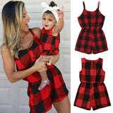 Matching Checkered Romper - Cozy Nursery