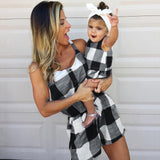 Matching Checkered Romper - Cozy Nursery