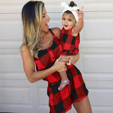 Matching Checkered Romper - Cozy Nursery