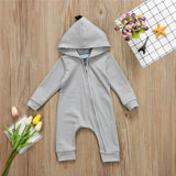Hooded Dinosaur Romper - Cozy Nursery