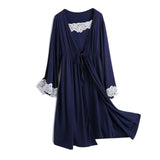 Lace Maternity Nightgown and Robe - Cozy Nursery