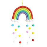 Rainbow and Rain Wall Decor - Cozy Nursery
