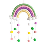 Rainbow and Rain Wall Decor - Cozy Nursery