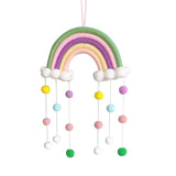 Rainbow and Rain Wall Decor - Cozy Nursery