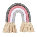 Nordic Hand-woven Rainbow Wall Decor - Cozy Nursery