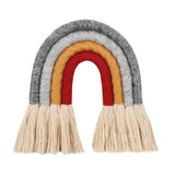 Nordic Hand-woven Rainbow Wall Decor - Cozy Nursery