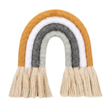 Nordic Hand-woven Rainbow Wall Decor - Cozy Nursery