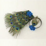 Peacock Costume For Newborn Photography