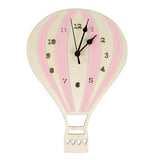 Hot Air Balloon Wooden Wall Clock